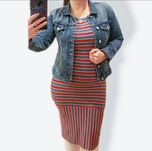 NWT Lularoe Julia Form Fitting Dress Size L